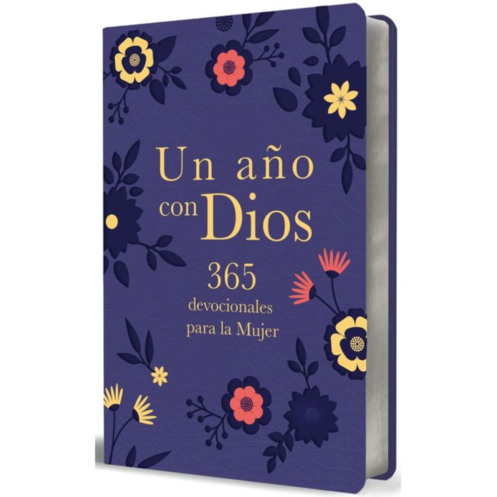 Un Año Con Dios: 365 Devocionales Para La Mujer / A Year with God. Purple Leathe